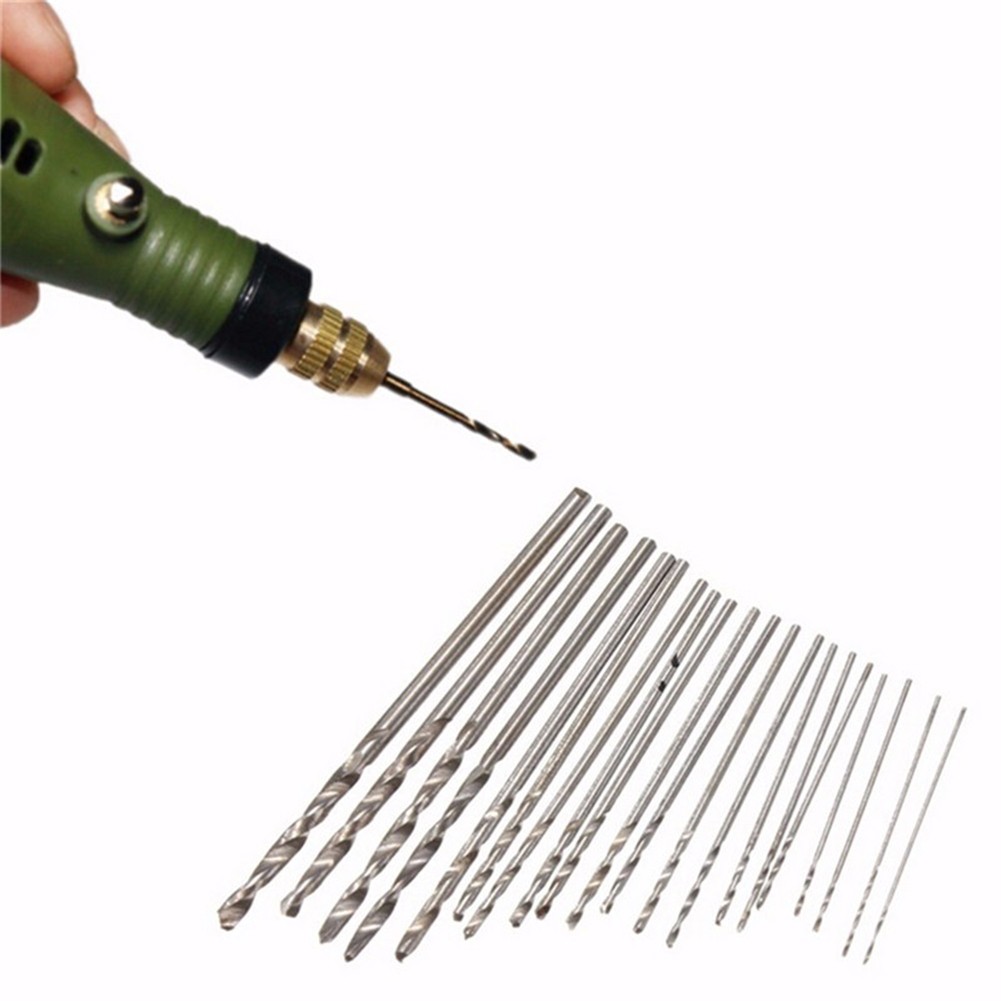 0.3mm-1.6mm Mini Hand Drill Tools Micro Twist Drill Semi-automatic Hss Drill Bits For Precision Crafts Jewelry Repair