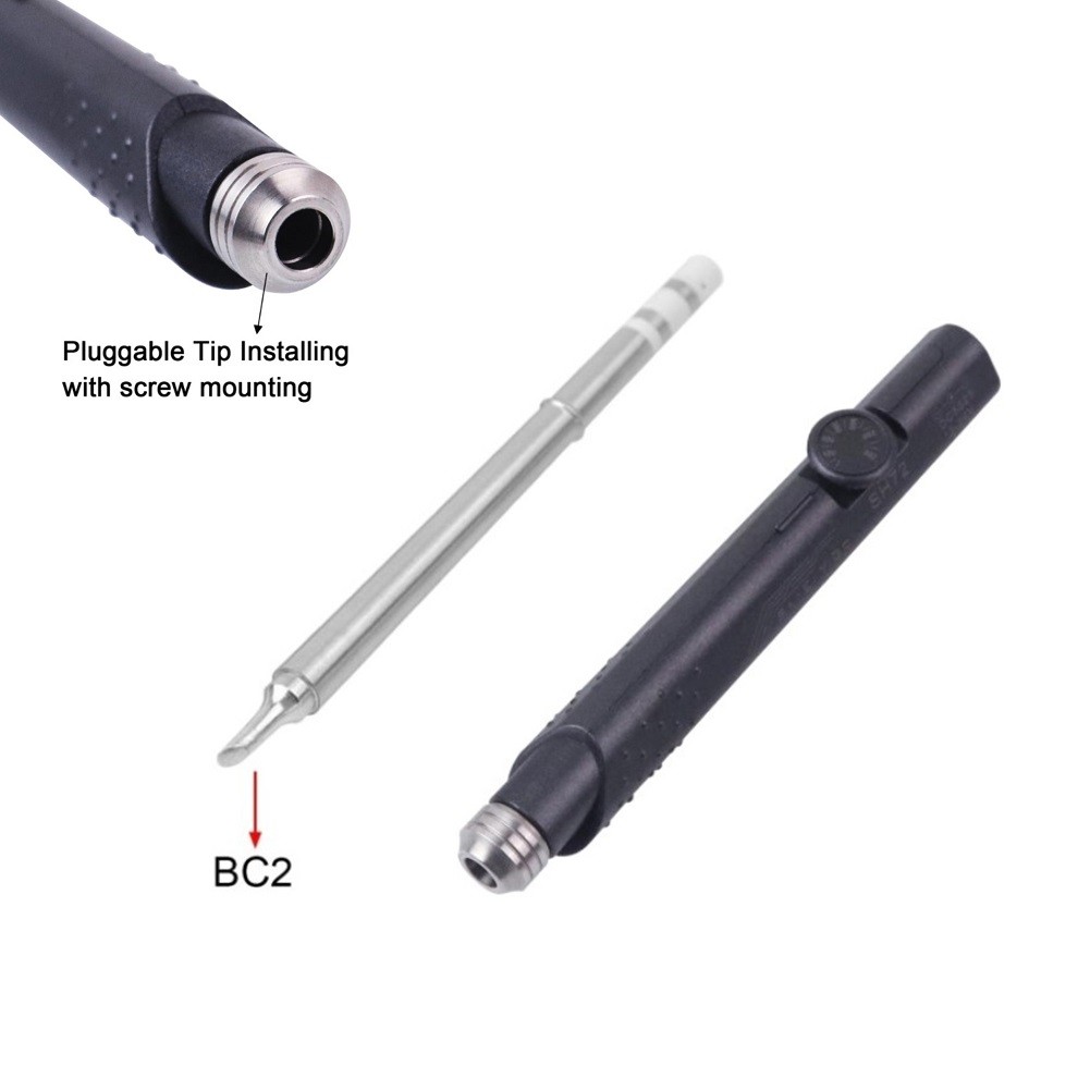 SH72 65W 12-24V 220-400℃ Adjustable Digital Soldering Iron Station DC5525 SH-72 Iron Tips Set of Tools