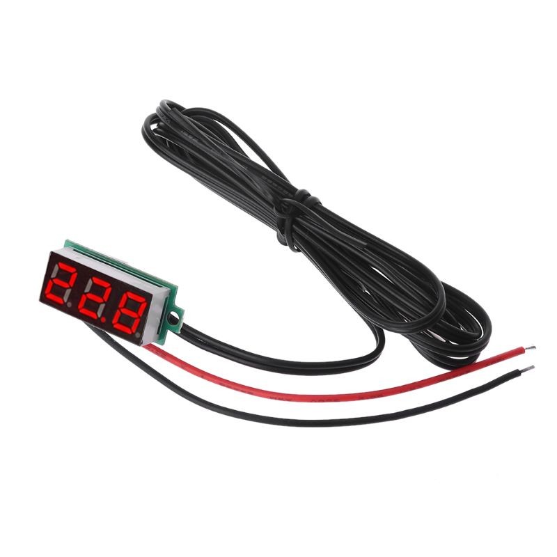 0.28" Digital Display Thermometer With NTC Metal Probe Temperature Sensor