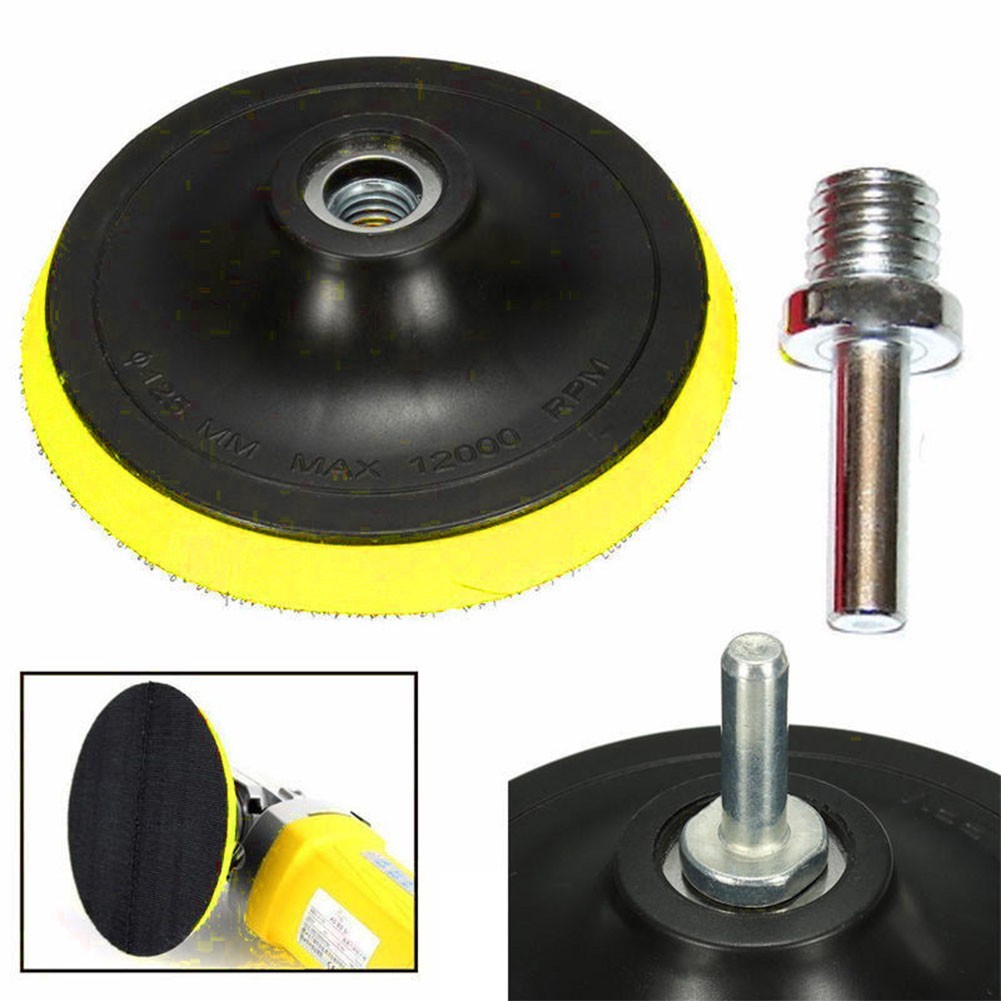 Sandpaper Sander Backup Selfad-hesive Polishing M14 Thread Sanding Disc Pad 3/4/5/6/7" Hook Ring Electric Grinder Polisher Tools