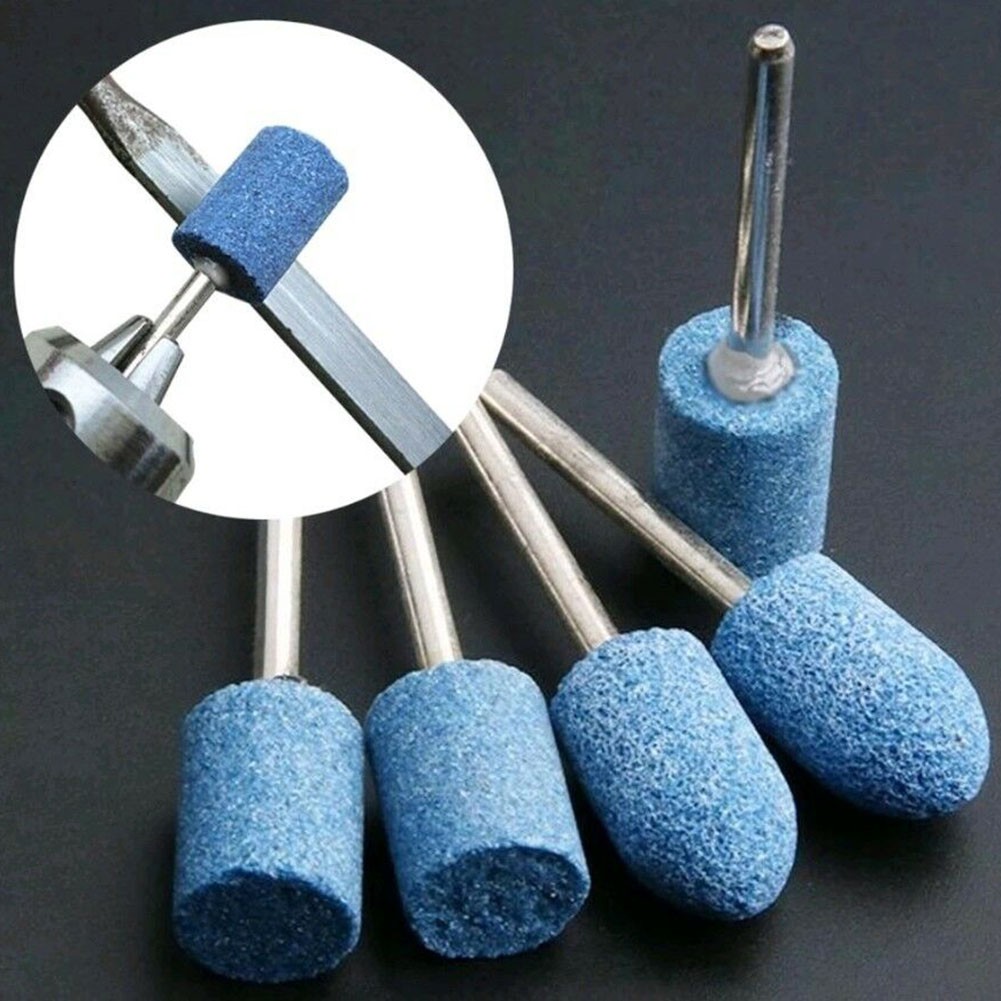 10pcs Polishing Wheel Head Abrasive Head Mounted Stone For Dry Mill Rotary Electric Power Tools Grinding Stone Accessories