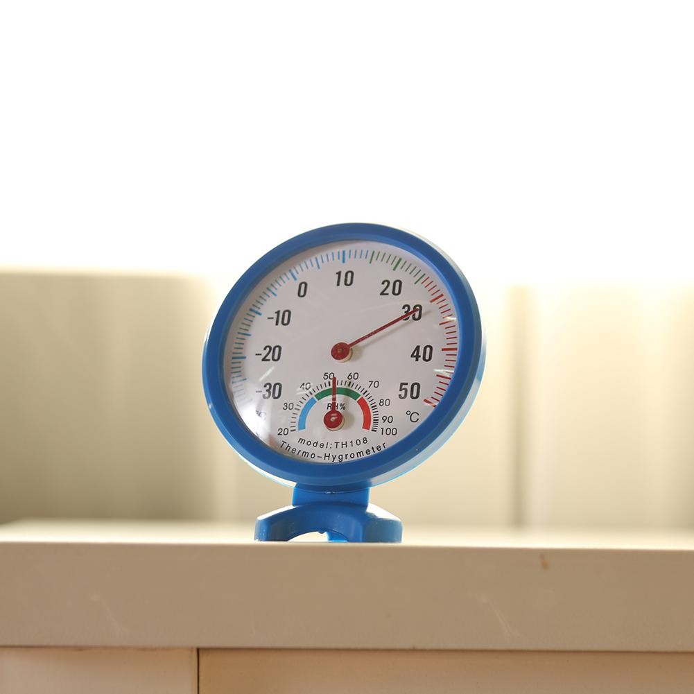 Hygrometer Thermometer Round Mini Shaped Indoor Outdoor Hygrometer Optional Mount Hygrometer Bell Thermometer Home