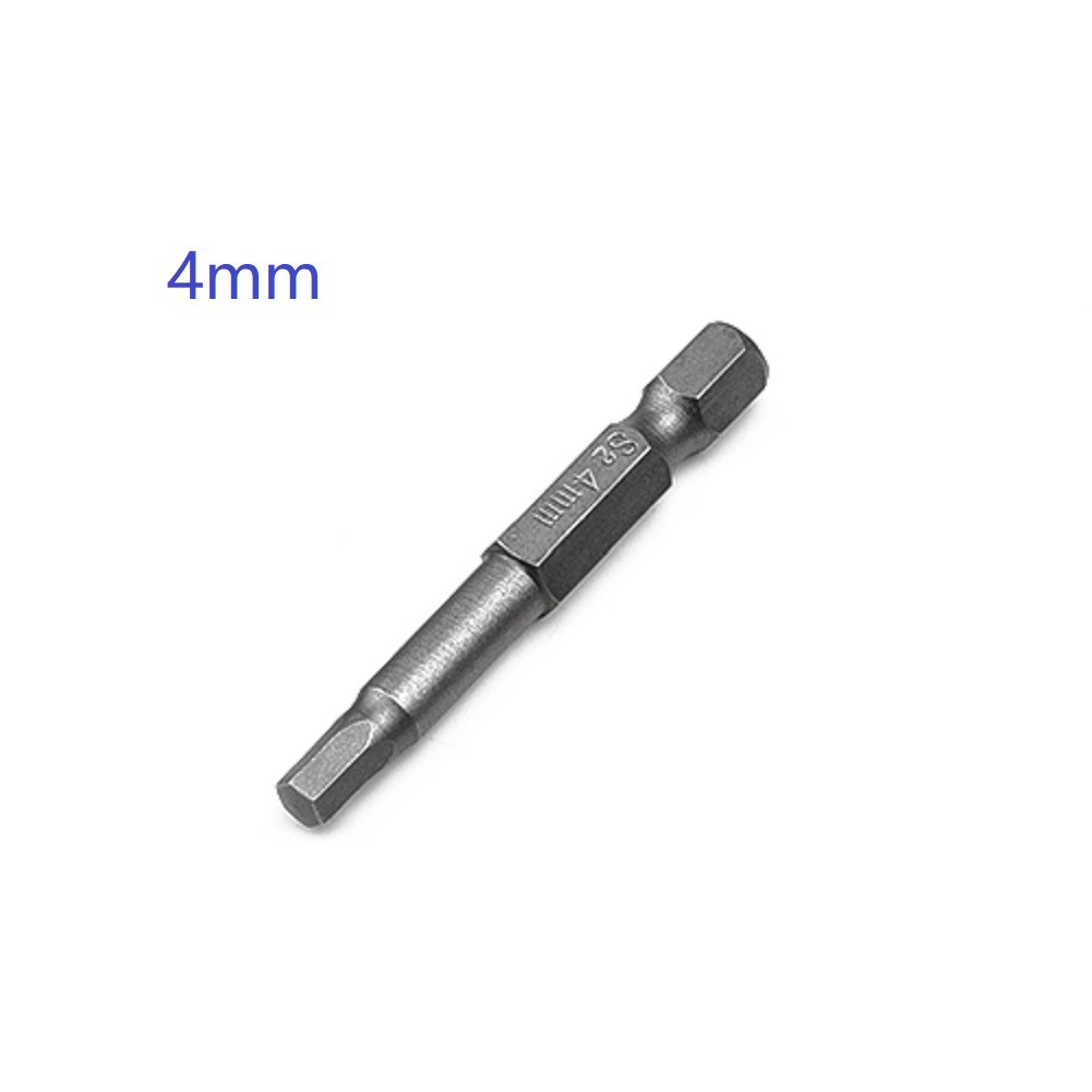 1pc Hexagon Screwdriver Bits Quick Change Impact Driver Battery Powered Drill Length 50mm Screwdriver Bit 1.5mm-8mm Power Tool High Quality