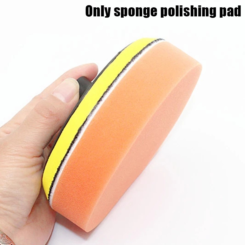 1pc 125mm/5" Flat Sponge Polishing Buffing Pads Waxing Clean for Car Polisher Sponge Polishing Pad Buffing Pad for Car