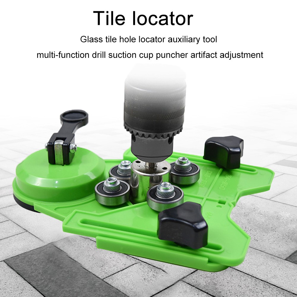 4-83mm Drill Guide Diamond Drill Bit Glass Tile Hole Locator Saw Core Bit Suction Cup Guide Slots Locator