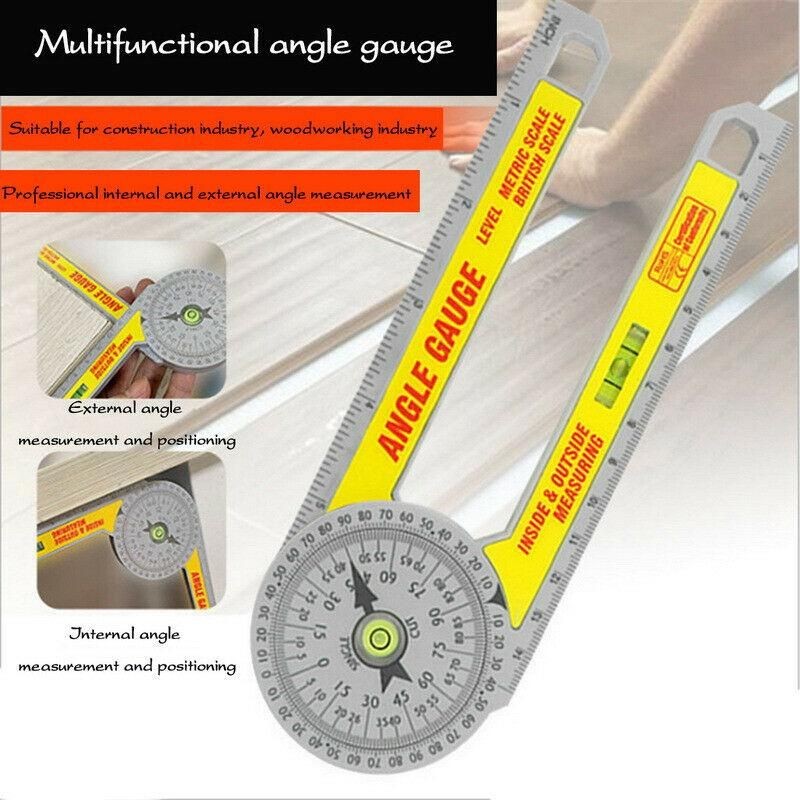 Miter Saw Dividing Angle Miter Gauge Saw ABS Digital Protractor Clinometer Protractor