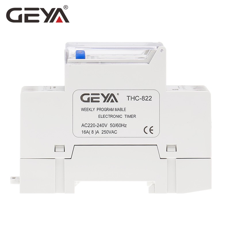 GEYA THC-822 Walkie Talkie Programmable Timer 2 Channel Switching Digital Communication Timer Switch With Battery 16A 220V 110V