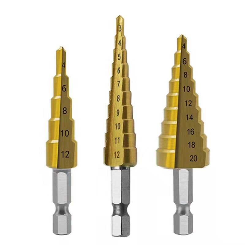 High Speed ​​Steel Drill Bit Professional Tools Hole Saw Sets Set Of Drills For Metal Woodworking Power Tools HSS Step Drill