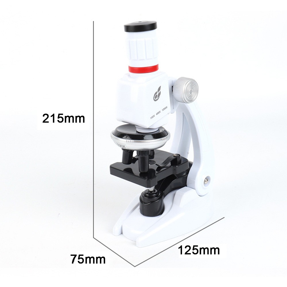 HD1200 times microscope for children, suitable with cell phone holder, simulation and educational toys