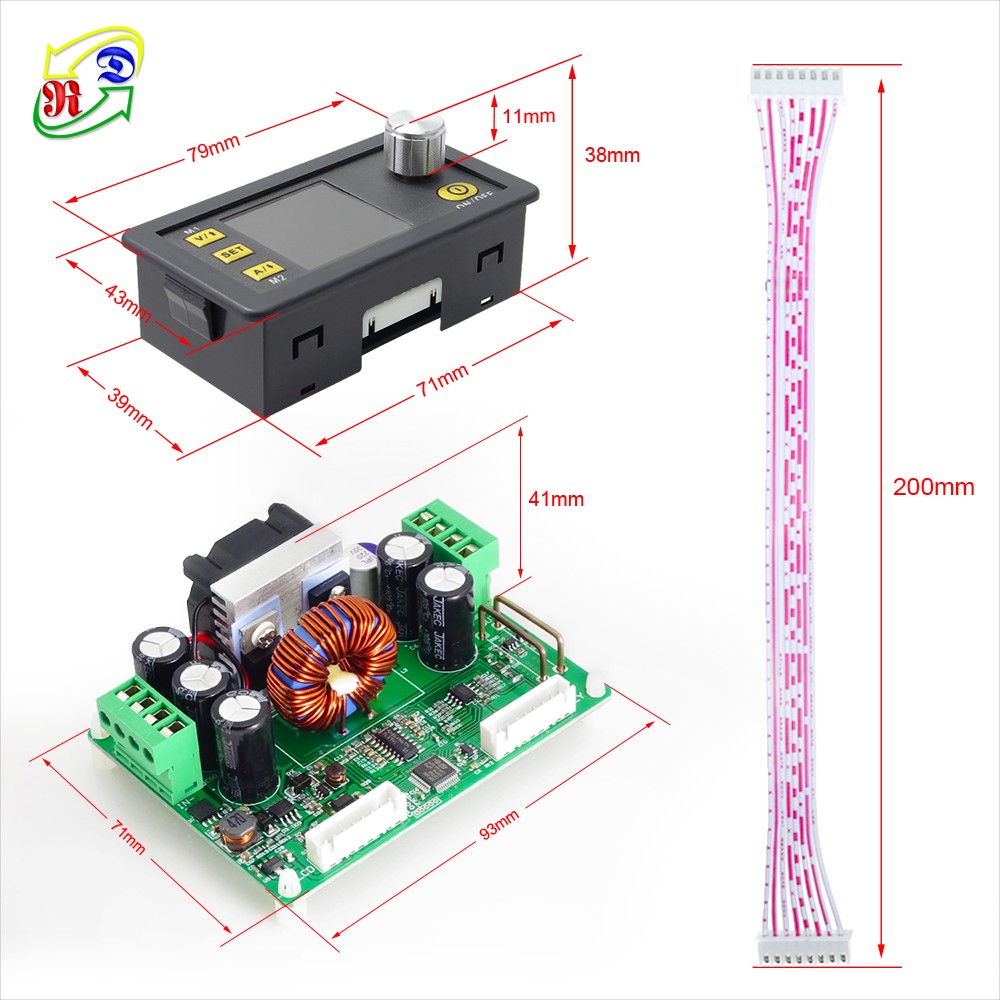 RD DPS3012 الجهد المستمر الحالي تنحى برمجة وحدة امدادات الطاقة باك محول جهد كهربي LCD الفولتميتر 32 فولت 12A