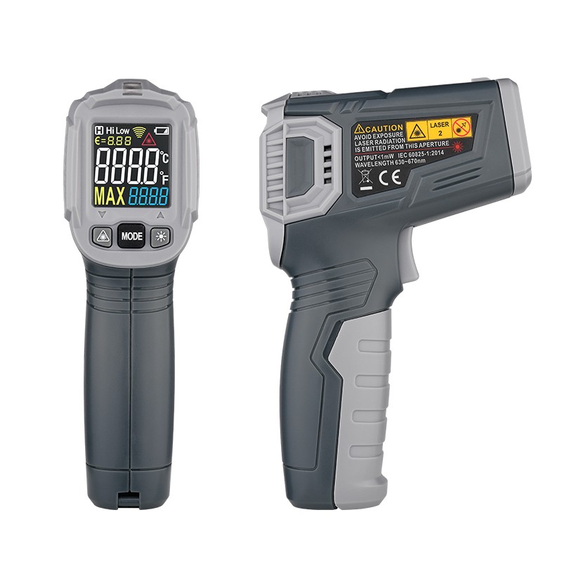 Infrared Digital Thermometer Laser Thermometer Gun LCD Thermometer Non-Contact Laser Thermometer 380℃ HABOTEST HT650A