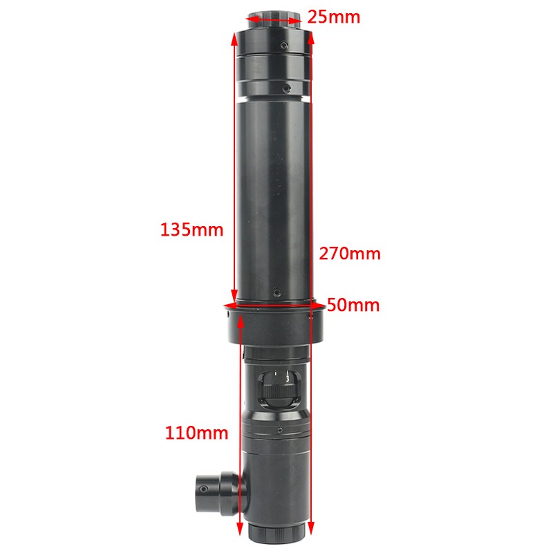 180X 300X 400X 1400X Shadow-free Coaxial Zoom Lens Light C-mount Microscope Accessories for HDMI VGA USB Viedo Camera