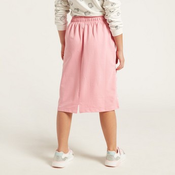 Sanrio Hello Kitty Embroidered Skirt with Drawstring Closure and Pockets