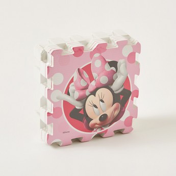 Disney 9-Piece Minnie Mouse Print Puzzle Playmat