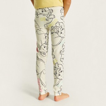 Disney Dumbo Printed Leggings with Elasticised Waistband