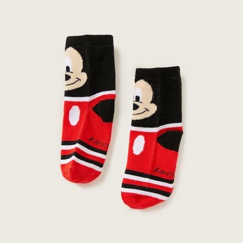 Disney Mickey Mouse Print Socks