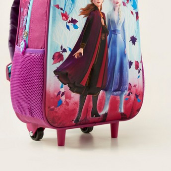 Disney Frozen II Printed 3-Piece Trolley Backpack - 12 inches