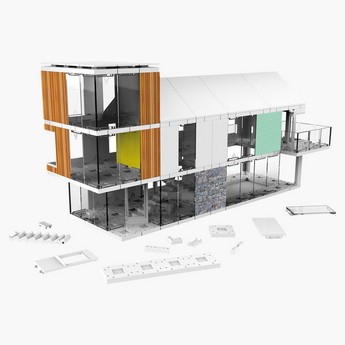 Arckit 120 400-Piece Architectural Model Building Kit