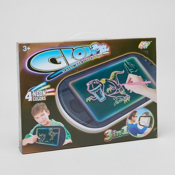 Dino Glow Luminous Drawing Board