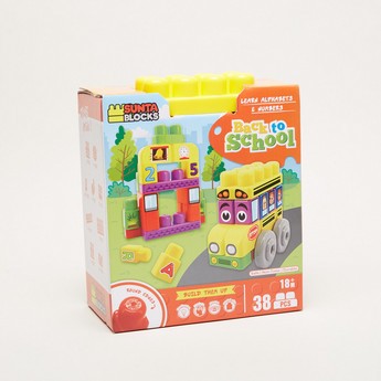 SUN TA 38-Pieces Back to School Block Set