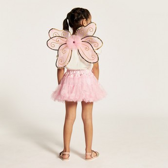 Charmz Bow Accented Tutu Skirt with Elasticated Waistband