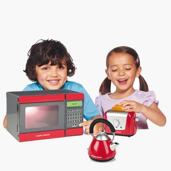 Casdon Morphy Richards Microwave with Kettle and Toaster Playset