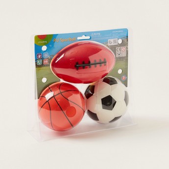 Juniors 3-Piece Sports Ball Set