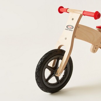 Street Runner Wooden Balance Bike - 12 inches