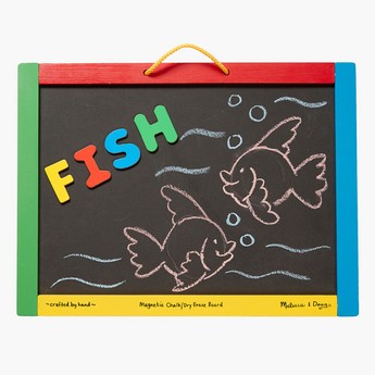 Melissa & Doug Magnetic Chalkboard Dry-Erase Board