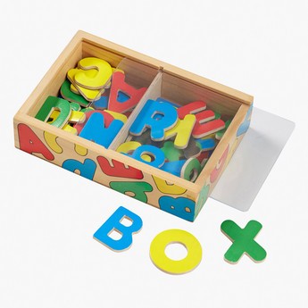 Melissa & Doug Magnetic Wooden Alphabet