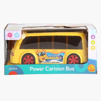 Juniors Power Cartoon Bus with Light and Music