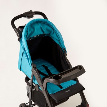 Juniors Hugo Baby Stroller with Basket and Canopy