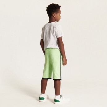 Juniors Solid Shorts with Drawstring Closure and Pockets