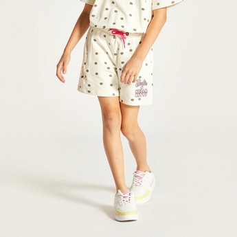 Sanrio Hello Kitty Print T-shirt and Shorts Set