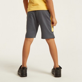 Juniors Panelled Shorts with Pockets and Drawstring Closure