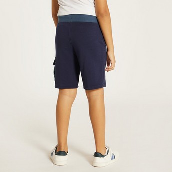 PUMA Solid Shorts with Drawstring Closure and Pockets