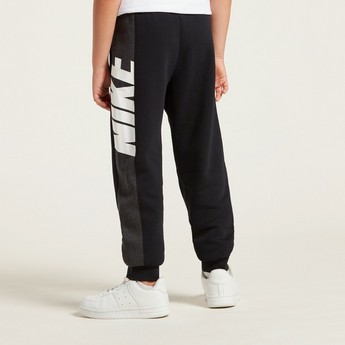 Nike Logo Print Jog Pants with Pocket Detail and Drawstring Closure