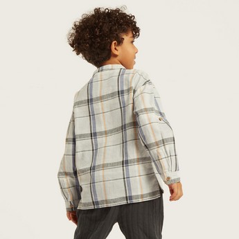 Eligo Checked Shirt with Long Sleeves