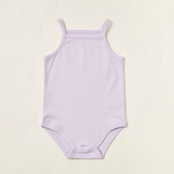 Juniors Solid Sleeveless Bodysuit - Set of 4