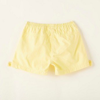Juniors Bow Applique Detail Shorts with Elasticised Waistband