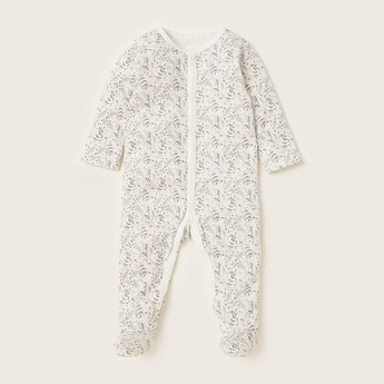 Juniors Printed Sleepsuit with Long Sleeves - Set of 3