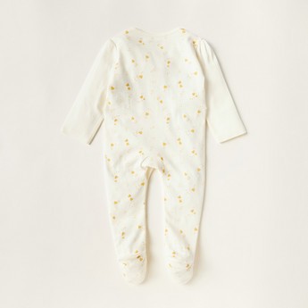 Juniors Printed Sleepsuit with Long Sleeves