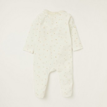 Giggles All-Over Print Closed Feet Sleepsuit with Snap Closure