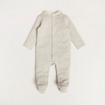 Giggles All-Over Printed Closed Feet Sleepsuit with Long Sleeves