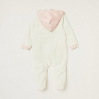 Juniors Printed Sleepsuit with Hood