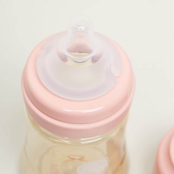 Mother-K Printed Feeding Bottle with Cap - 180 ml