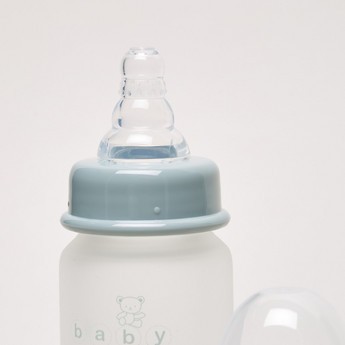 Giggles Glass Feeding Bottle with Silicone Sleeve - 50 ml