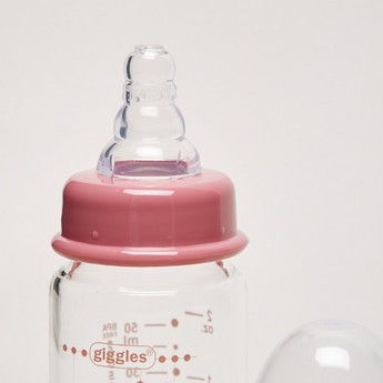 Giggles Glass Feeding Bottle - 50 ml