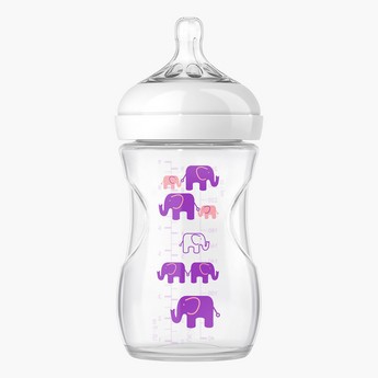 Philips Avent Elephant Print Natural Bottle Set