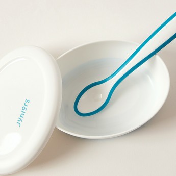 Juniors Starter Bowl with Lid and Spoon Set